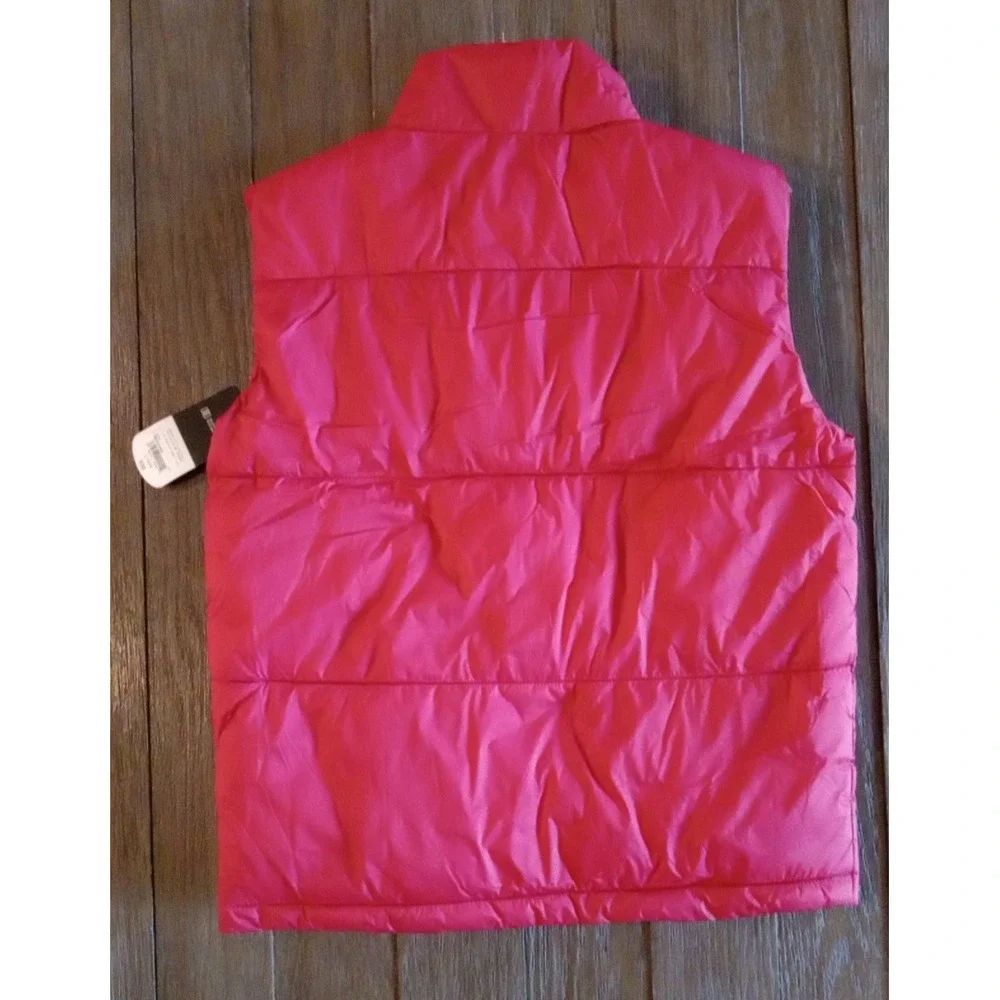 Xersion Lightweight Puffer Vest Boys Sz L 14-16 Tibetan Red MSRP $38 NWT